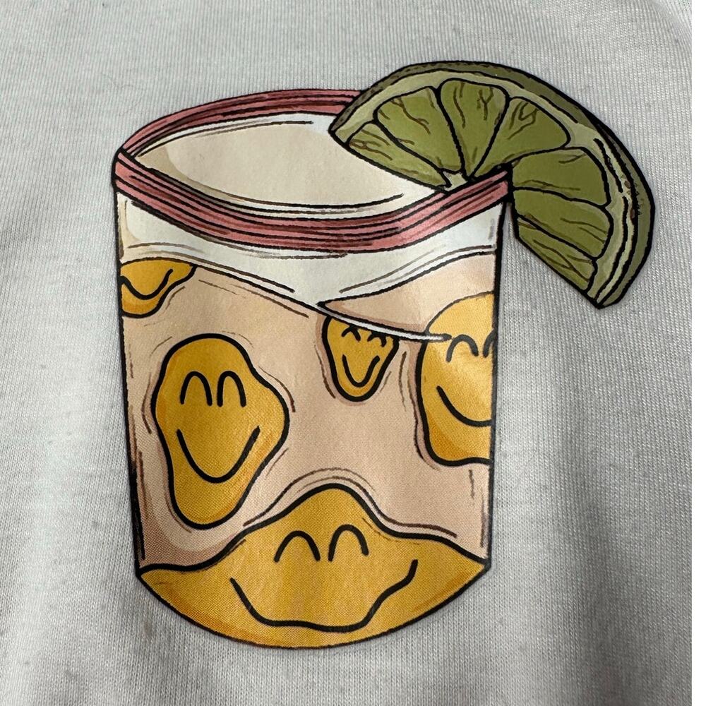 SHEIN: White Tequila Cartoon Tee - Picture 6 of 7